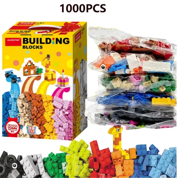 ערכת קוביות בנייה יצירתית – 1000 חלקים